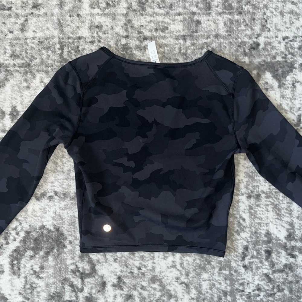 Lululemon Wunder Train Cropped Long Sleeve